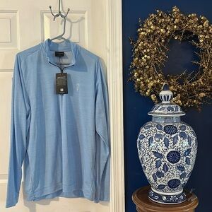 NWT Men’s Galvin Green Insula Long Sleeve 3/4 Zip Country Club Logo Pullover XXL